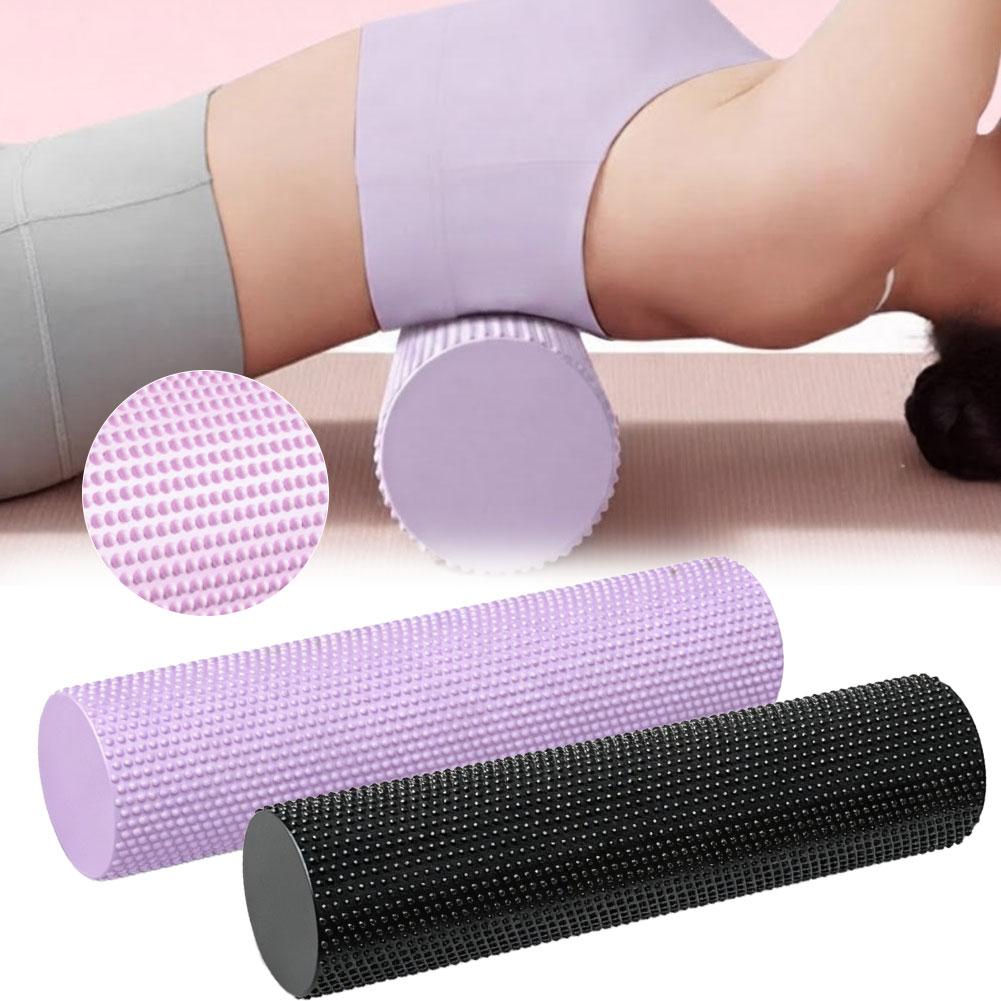 Foam Roller Trigger Point - ลูกกลิ้งโฟมโยคะ EVA ความหนาแน่นสูง 45 ซม. สำหรับฟิตเนส