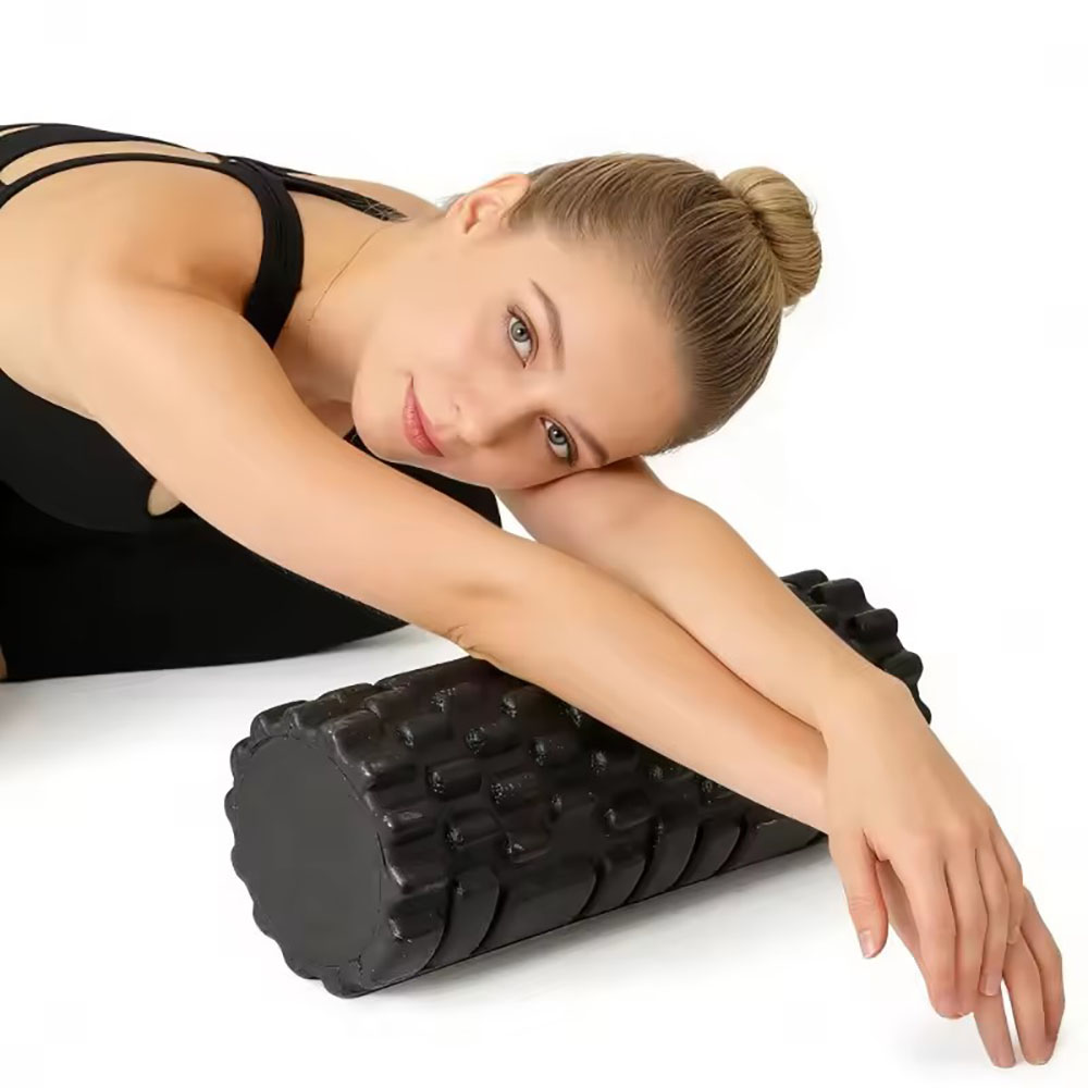 Foam Roller Trigger Point - โฟมโรลเลอร์ขนาด 33 ซม. สำหรับนวดกล้ามเนื้อ ความหนาแน่นสูง เหมาะสำหรับโยคะ