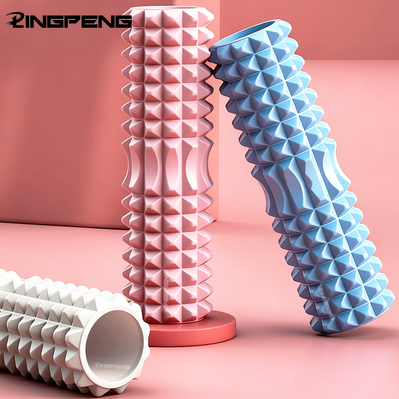 Foam Roller Trigger Point - ลูกกลิ้งโฟมสำหรับนวดกล้ามเนื้อ 30/45 ซม. - ลูกกลิ้งโฟมความหนาแน่นสูงสำหรับบรรเทาอาการปวดหลังและฟื้นฟูกล้ามเนื้อในขาและแขน