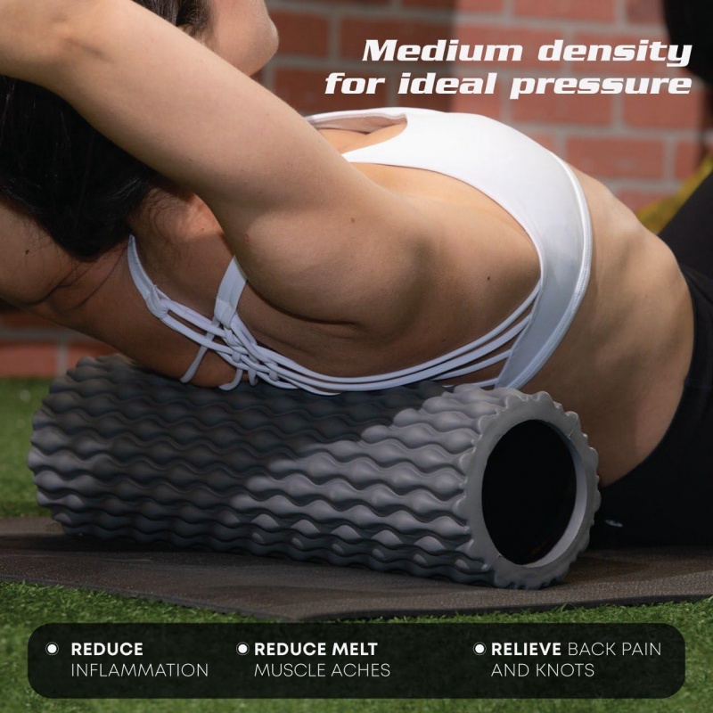 ลูกกลิ้งโฟมมีพื้นผิวสำหรับนวดก - Foam Roller Trigger Point บทวิจารณ์และราคา