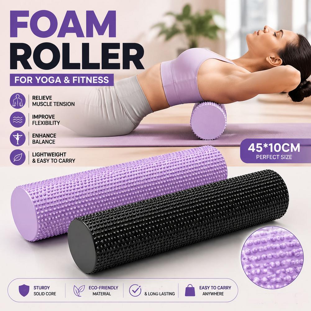 ลูกกลิ้งโฟมโยคะ EVA ความหนาแน่ - Foam Roller Trigger Point บทวิจารณ์และราคา