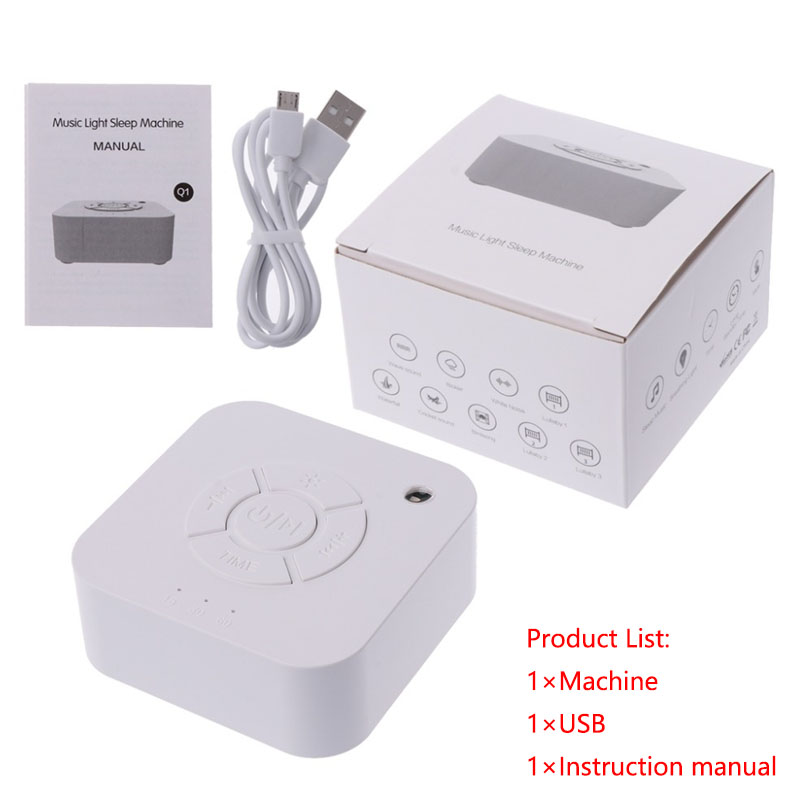 เครื่องเสียงสีขาว USB ชาร์จตั้ - White Noise Machine Sleep บทวิจารณ์และราคา