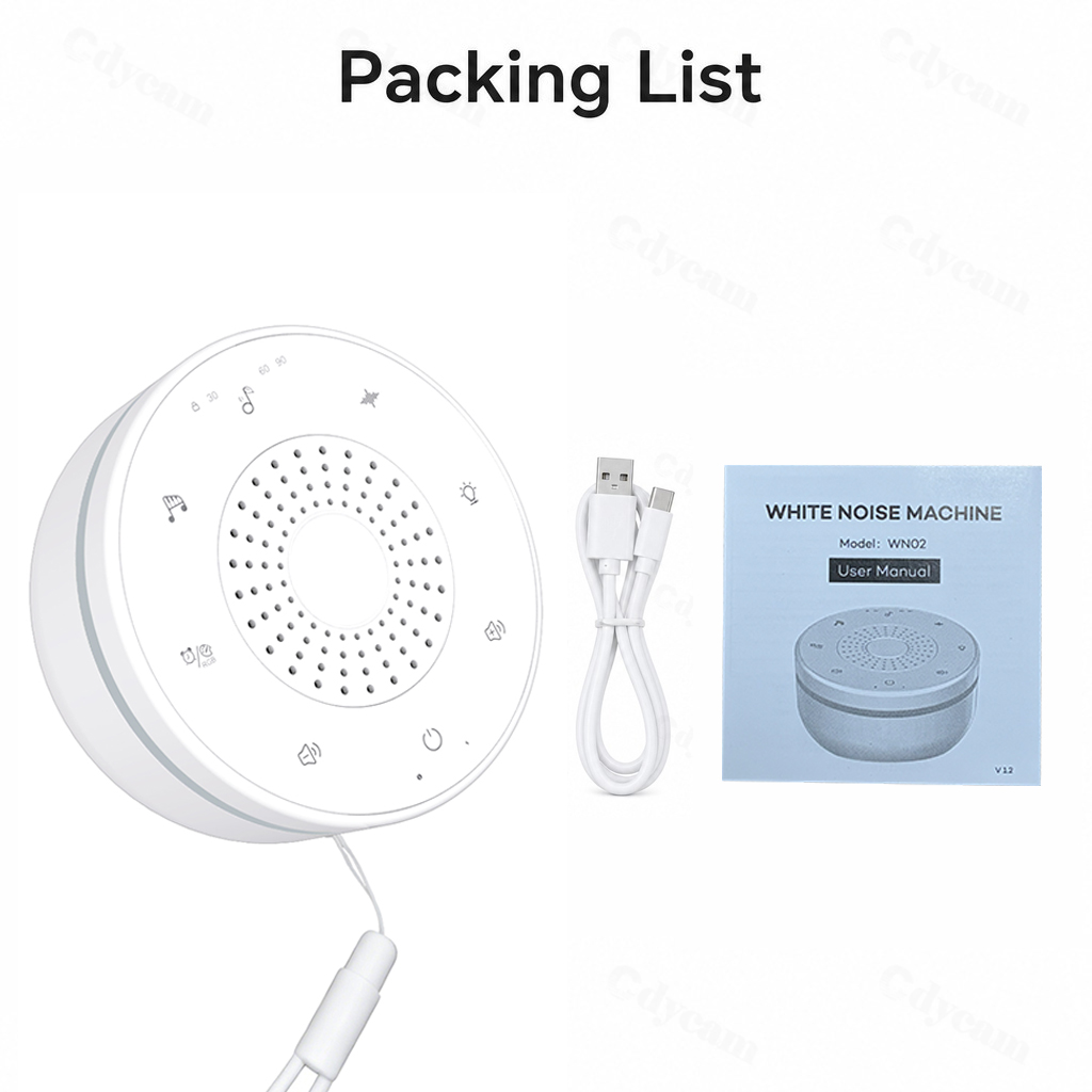 เครื่องเสียงไวท์นอยส์สำหรับเด็ - White Noise Machine Sleep บทวิจารณ์และราคา