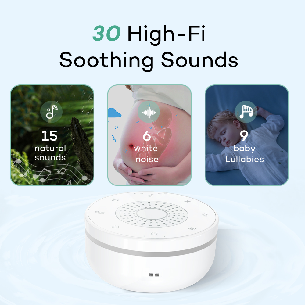 เครื่องเสียงไวท์นอยส์สำหรับเด็ - White Noise Machine Sleep บทวิจารณ์และราคา