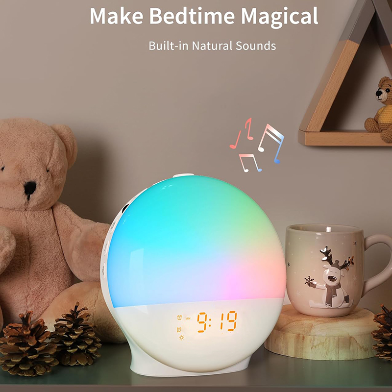 นาฬิกาปลุกไฟปลุกพร้อมพระอาทิตย - White Noise Machine Sleep บทวิจารณ์และราคา